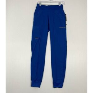 Grey's Anatomy Joggers Women's‎ Medical Pants Blue Scrub Pants Size Large Petite
